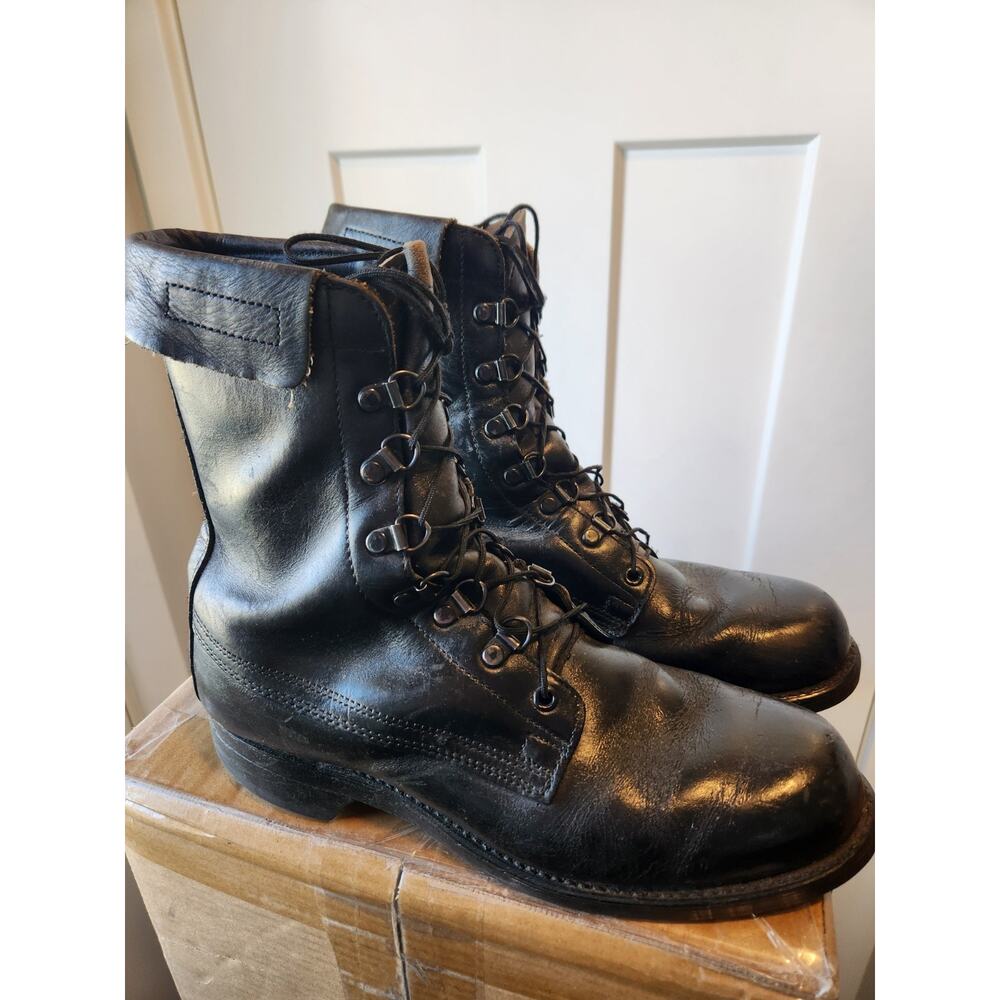 Vintage Addison Shoe Company Combat Boots Men’s DPSC Military 1988 SZ 8 1/2